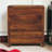 Solid Wood Aspen Chest, 3-Drawers, Chestnut, Brown
