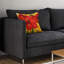 Coussin décoratif intérieur/extérieur amaryllis
