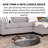 Velvet Wave Fur Hooded Donut Dog Bed-52105070-52105072