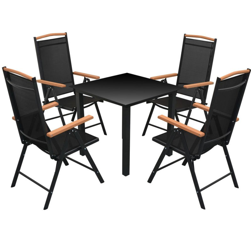 Inge 4 - Person Patio Dining Set with Square Table