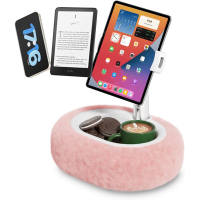 Support pour tablette, support pour tablette, compatible avec tablette / téléphone de 4 à 11 po avec petit bol