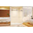 Frameless Double Sliding Shower Door 56-60 "W X 74" H, 5/16 "(8Mm) Tempered Glass, Explosion Proof Film, Stainless Steel Handle, Square Tube Track, Shower Door-123698879
