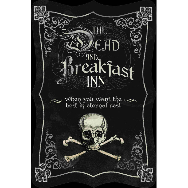 Mort et petit-déjeuner auberge 2, H 48 po x l 32 po