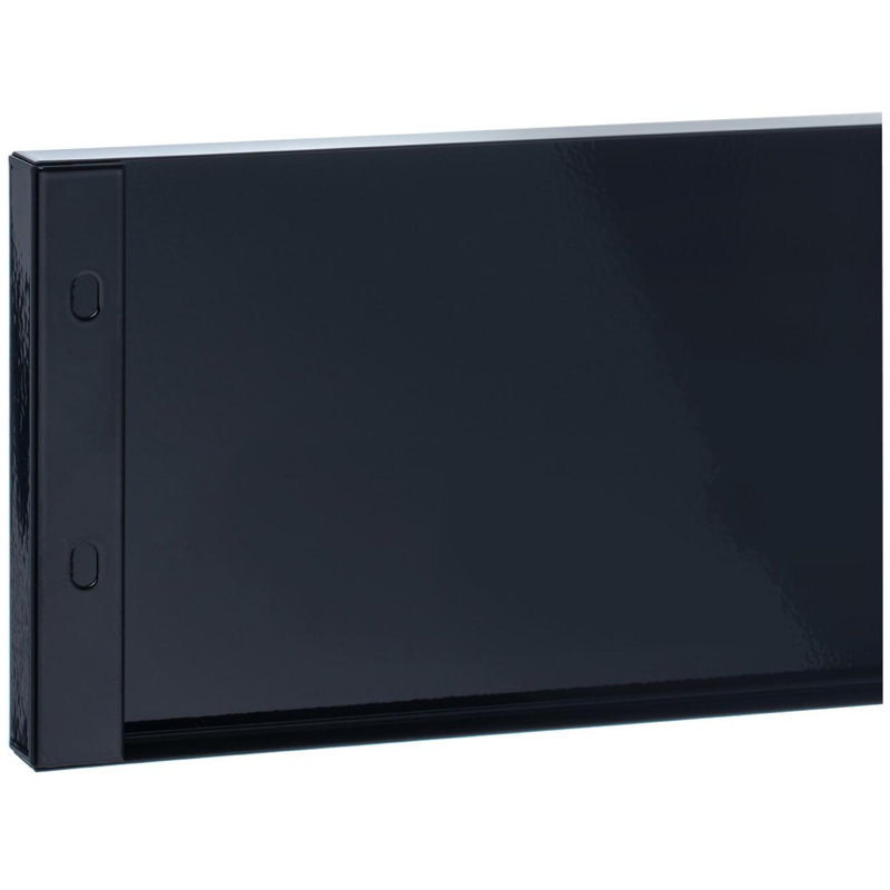 ILVE Nostalgie And Professional Range Trim Kit, Glossy Black, 6" H x 36" W x 21.65" D