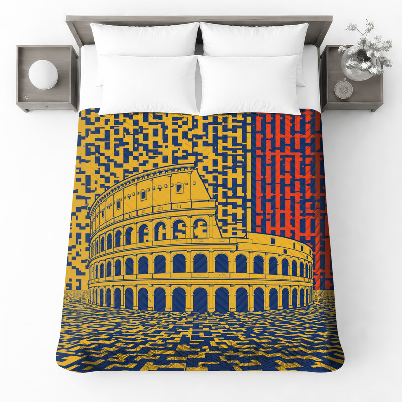 Couvre-lit matelassé Colosseum, Full / Double