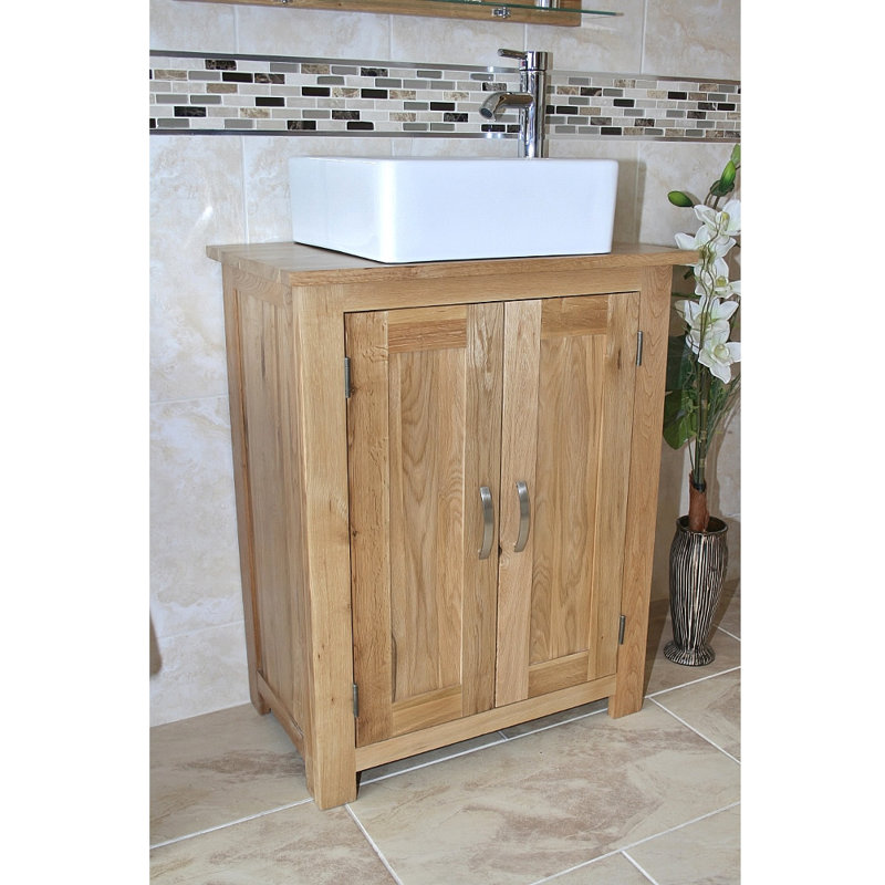 Hodges 650mm Single Bathroom Vanity with Vessel Ceramic Basin