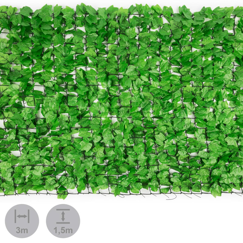 Ivy Balcony Privacy Fence Panel, Light Green, 300cm x 150cm