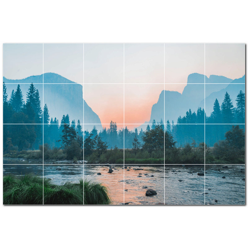 Panneau décoratif en céramique satinée 6 po x 6 po
