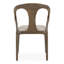 Chaise de salle à manger rembourrée en bois massif Downham-776351703