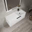 Spacieux ensemble de meuble-lavabo blanc de 48 po: ensemble d'armoires modernes avec amplement de rangement pour les grands espaces de salle de bain