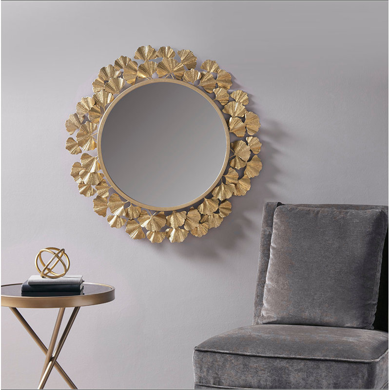 Miroir mural rond 30,5 po Gingko