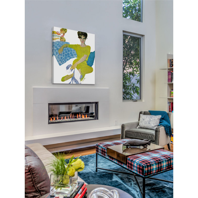 The Girl Who Pretended 39" x 30" Canvas Art Print