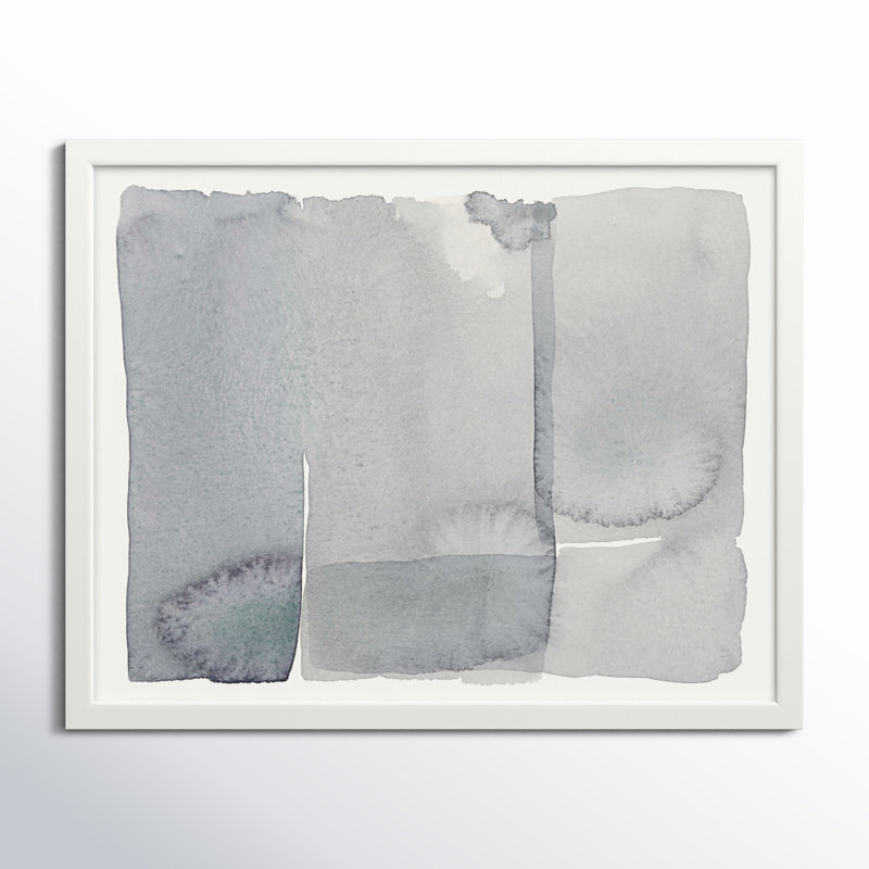 Annabell Gray On Gray 1 par Jacques Pilon - reproduction de cadre photo sur papier, H 40 po x l 50 po, Blanc