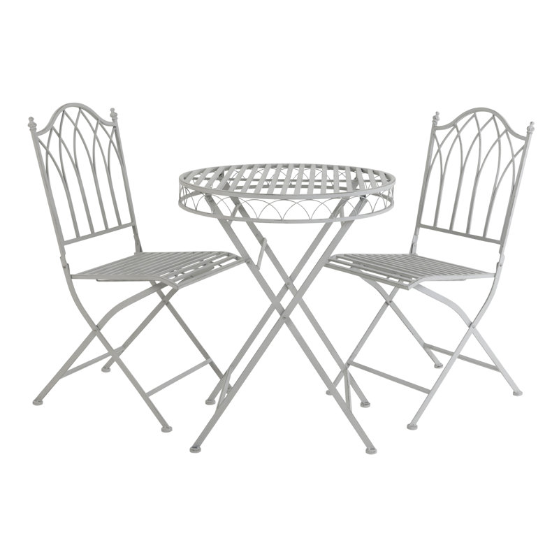 Madalene 2 - Person Patio Dining Set with Round Table