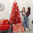 7FT Red Christmas Tree-1379884521