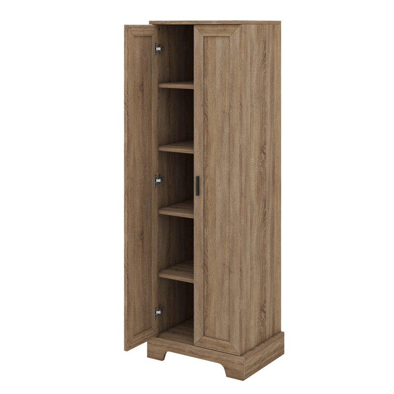 Bathroom/Office Storage Cabinet With Two Doors, Adjustable Shelf Inside