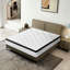 Matelas de 12 pouces dans une boîte - avec mousse à mémoire de forme froide, housse 100, bord solide, fermeté moyenne, pour le confort de tous les utilisateurs