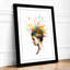 Crown of Ribbons Eclectic - Framed Print-1028361347-1028361349