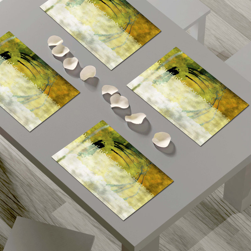 Napperon abstrait en polyester