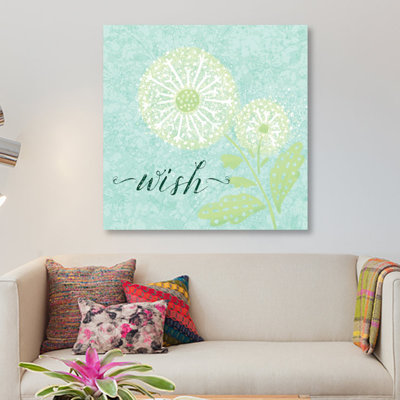 Noonday Design Dandelion Wishes III by Noonday Design - Gallery-Wrapped Canvas Giclée on Canvas