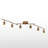 62.2'' 6 -Light Swing Arm Track Track Kit with Dimmable and Adjustable Head-89311755