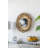 Iron Frame Vertical Round Decorative Mirror