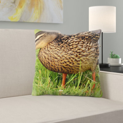 Mallard Throw Pillow