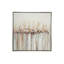 Large Contemporary Abstract Flower - Floater Frame, reproduction d'art sur toile