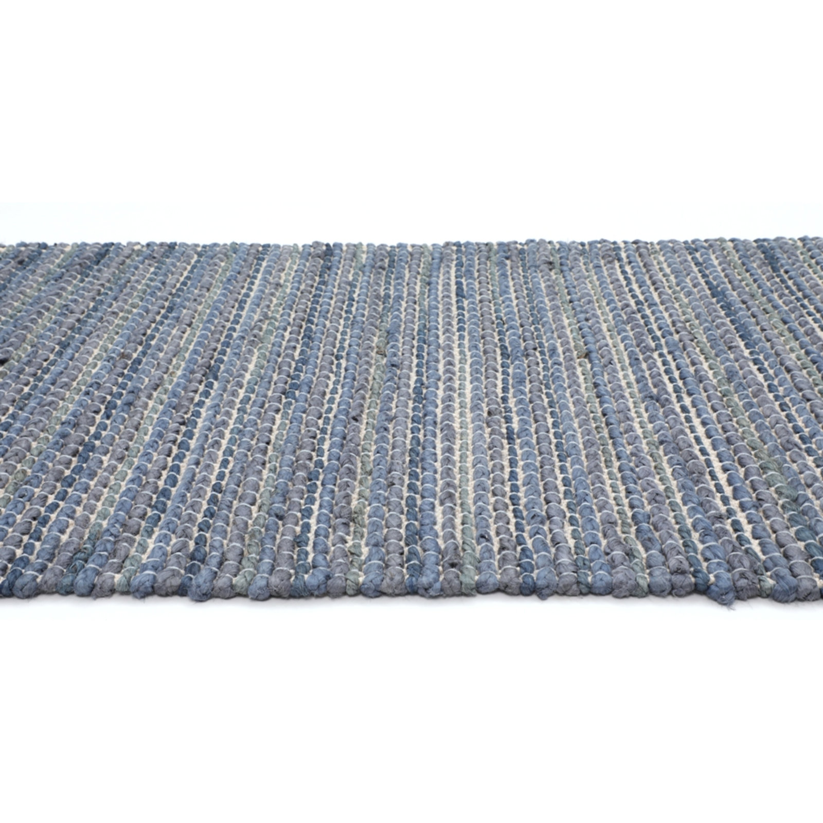 Vanora Hand-Woven Striped Jute Rug, Runner 2'6" x 8'