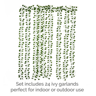 Elements Artificial Ivy Vines, 24 Piece, 79 Inch