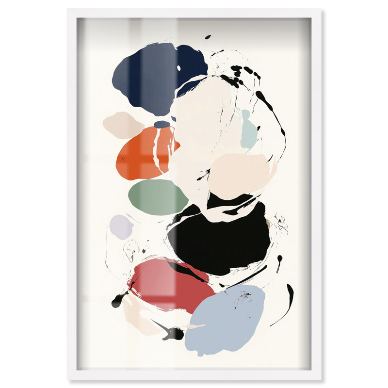 «Dalio I Shadowbox Print», art mural moderne par Art Remedy, H 16 po x l 11 po, Blanc