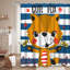 Mignon rideau de douche avec 12 crochets-1043520779