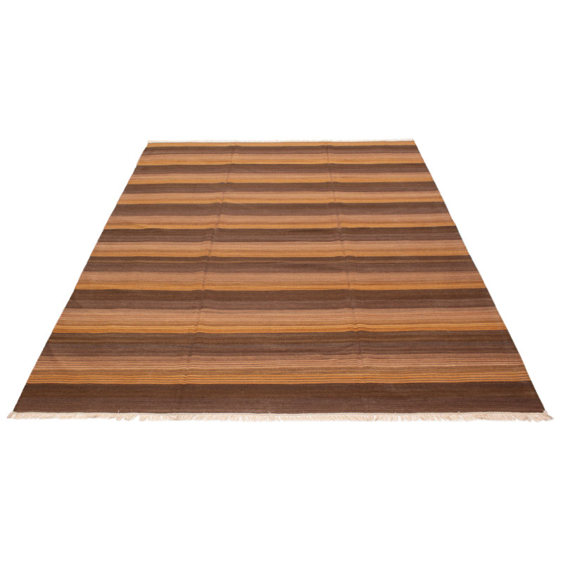 Boho brun Kilim 9 pi 0 po x 11 pi 11 po