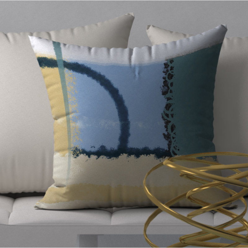 Reversible Throw Pillow, 24" x 24"