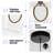 1 - Light Matte Black Modern LED Single Pendant Light Fixture