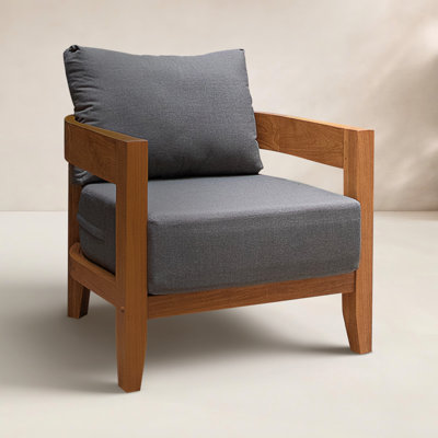 Keaton Teak Patio Chair with Cushions