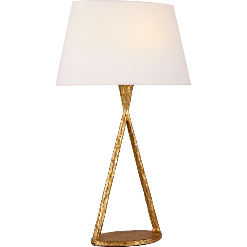 Ian K. Fowler Table Lamp, Gilded Iron