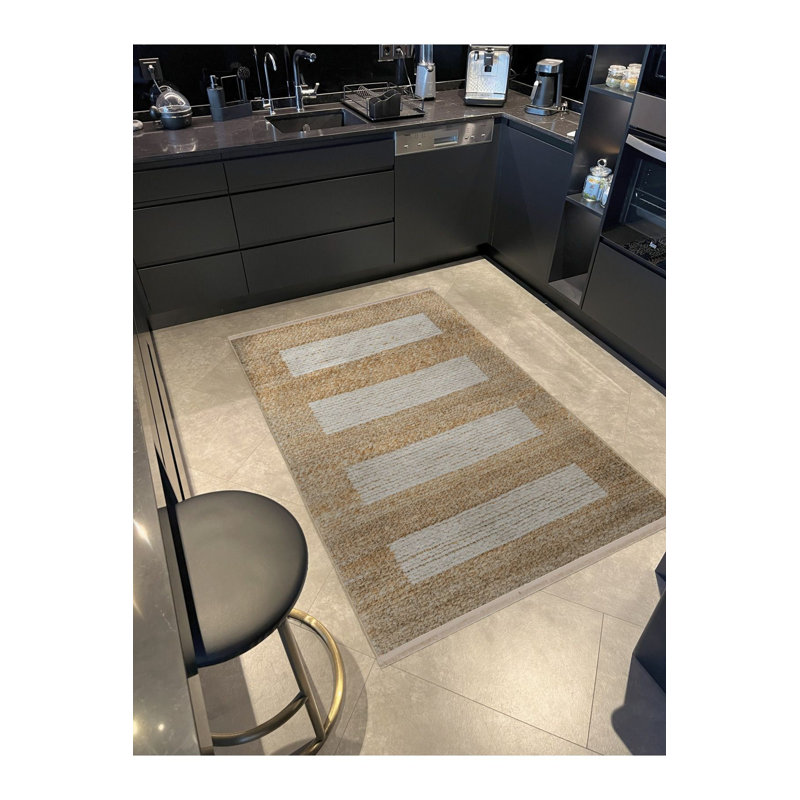 Tapis décoratif lavable à la machine, Tapis de couloir 3 pi 3 po x 6 pi 7 po
