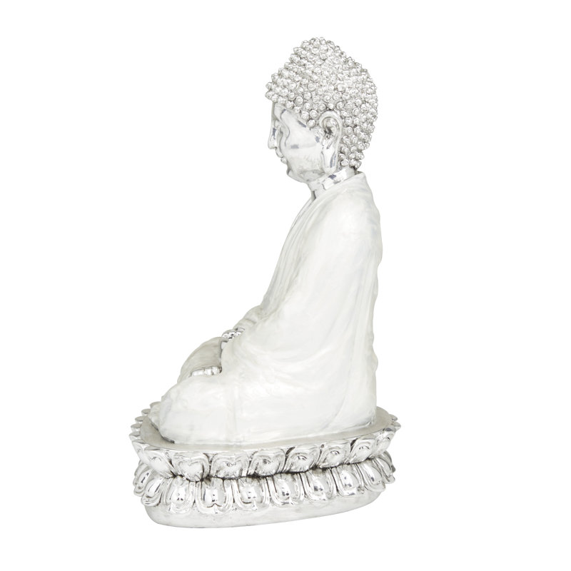 Ekstrom Religious & Spiritual Figurines & Sculptures, White, 12.3" H x 9.3" W x 7.2" D