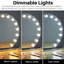 Metal Round Floor Mirror
