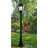 Solus 6 ft. Surface Mount Lamp Post with Dusk-to-Dawn Photocell Sensor and Decorative Base Cover