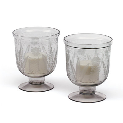 7.25'' H Glass Tabletop Hurricane