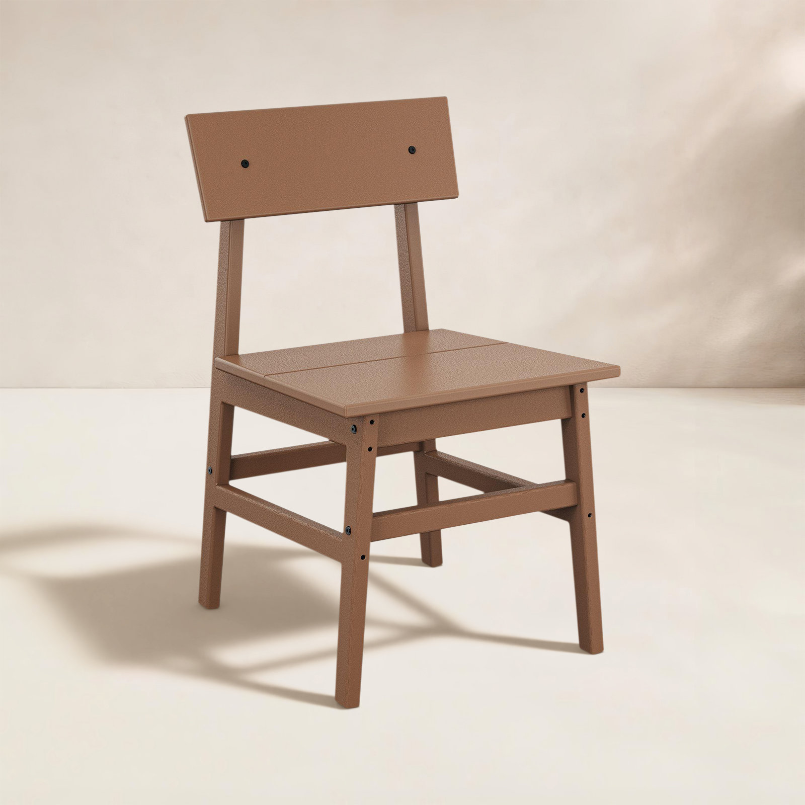 POLYWOOD® Patio Side Chair, Teak