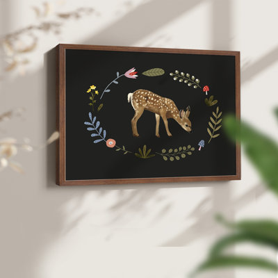 Critter & Foliage III -Framed Print - Restickable