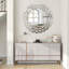 Beveled Frameless Gear Accent Wall Mirror