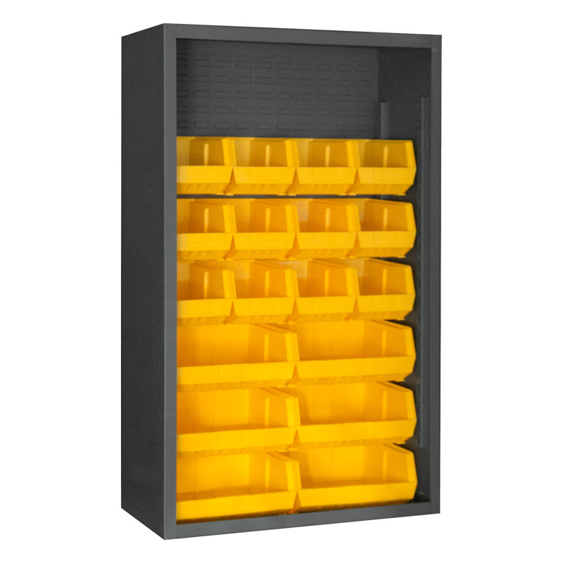 Rayonnage Rachal, Jaune, H 72 po x l 72 po x P 24,31 po
