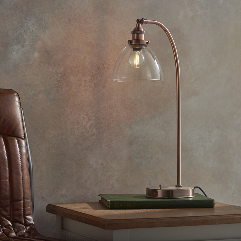 Anais Metal Desk Lamp, Copper