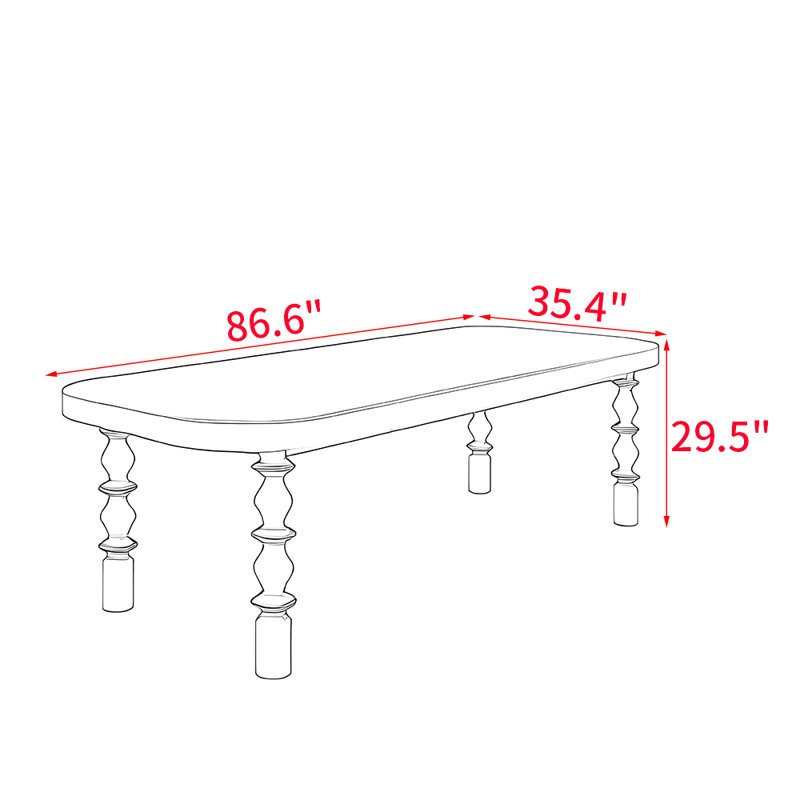 Viradis, 29.5"H x 86.6"L x 35.4"W