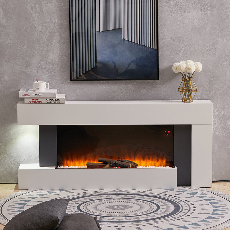 Wexford 132Cm W Freestanding Electric Fireplace Mantel