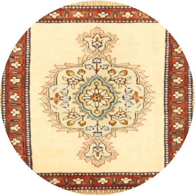 Tapis 100% traditionnel lavable à la machine 3958